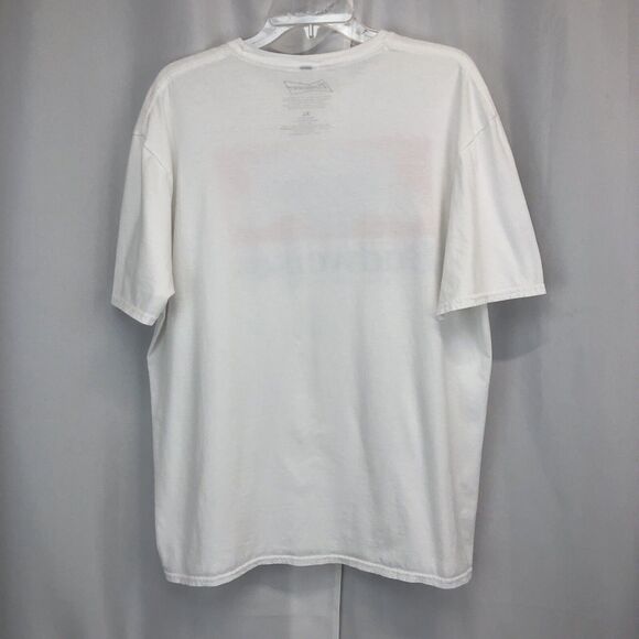 Budweiser Men's Size XL White Logo Graphic T-shirt Dad Beer Father's Day - Picture 2 of 5